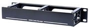 10" 1RU Cable Management Panel - Ring Style