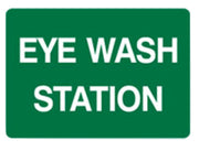 Eye Wash Station Sign - H225mm x W300mm - Poly