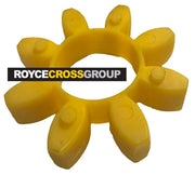GE38 Curved Jaw Coupling Element - Yellow