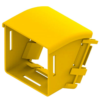 30-degree down elbow - 100mm - with cover