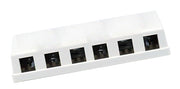6 Port Unloaded Surface Mount Box