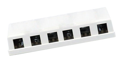 6 Port Unloaded Surface Mount Box