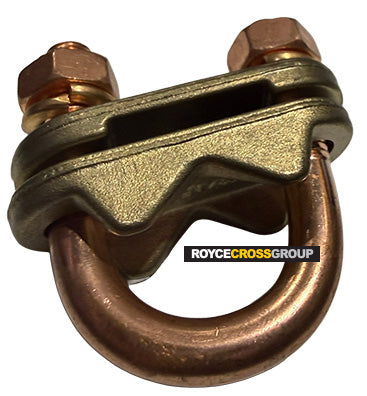 Earth rod clamp, t/s 14 - 17mm rod / 120 - 300mm² conductor