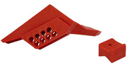 Small nylon ball valve lock out device