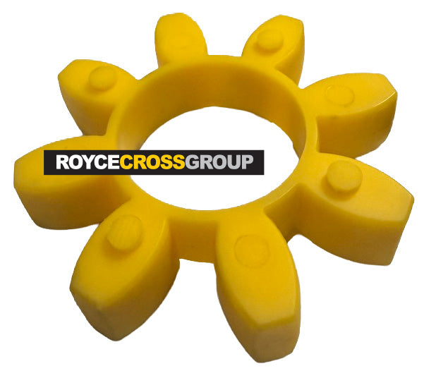 GE42 Curved Jaw Coupling Element - Yellow