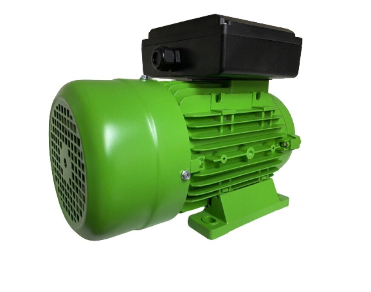 RCG Alloy ML100L 2.2kW 4P TEFC B3 Foot Mount 1 Phase 240/480v IP55 CSCR Electric Motor 28mm Shaft - ML100L1-4 (B3)