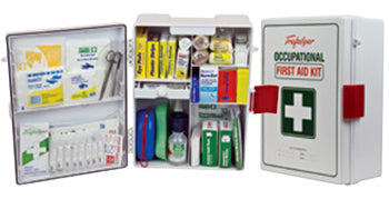 Wall-mount ABS plastic national workplace first aid kit