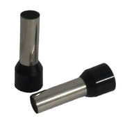 Cord end 25mm x 16mm black - each (order 100 for pack)