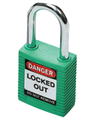 Brady Safety Plus Padlock - Green