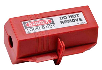Large industrial plug lockout