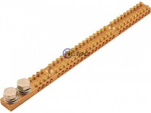 Earth/Neutral Bar - 165A, 36-way 16mm²,  2 x M10 Studs