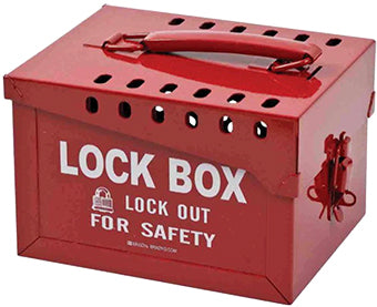 Extra large metal lock box for safety