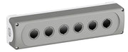 Six-hole empty plastic enclosure