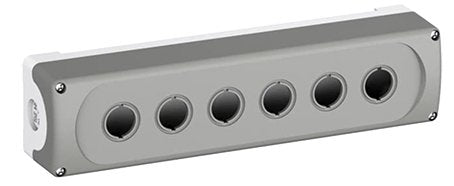 Six-hole empty plastic enclosure