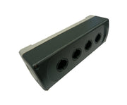 ABB 4 Hole Plastic Enclosure, Dark Grey/Light Grey, Suit Modular & Compact Series, 1SFA611814R1000