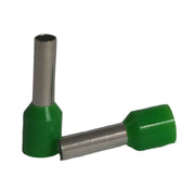 Cord end 6.0mm x 12mm green - 100 pack