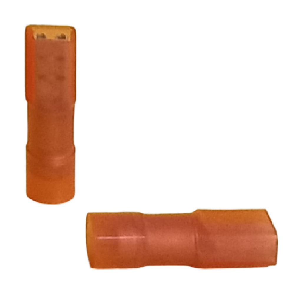 Nylon F/Insulated Female Quick Connect 2.8 x .5mm Red - 100 pack