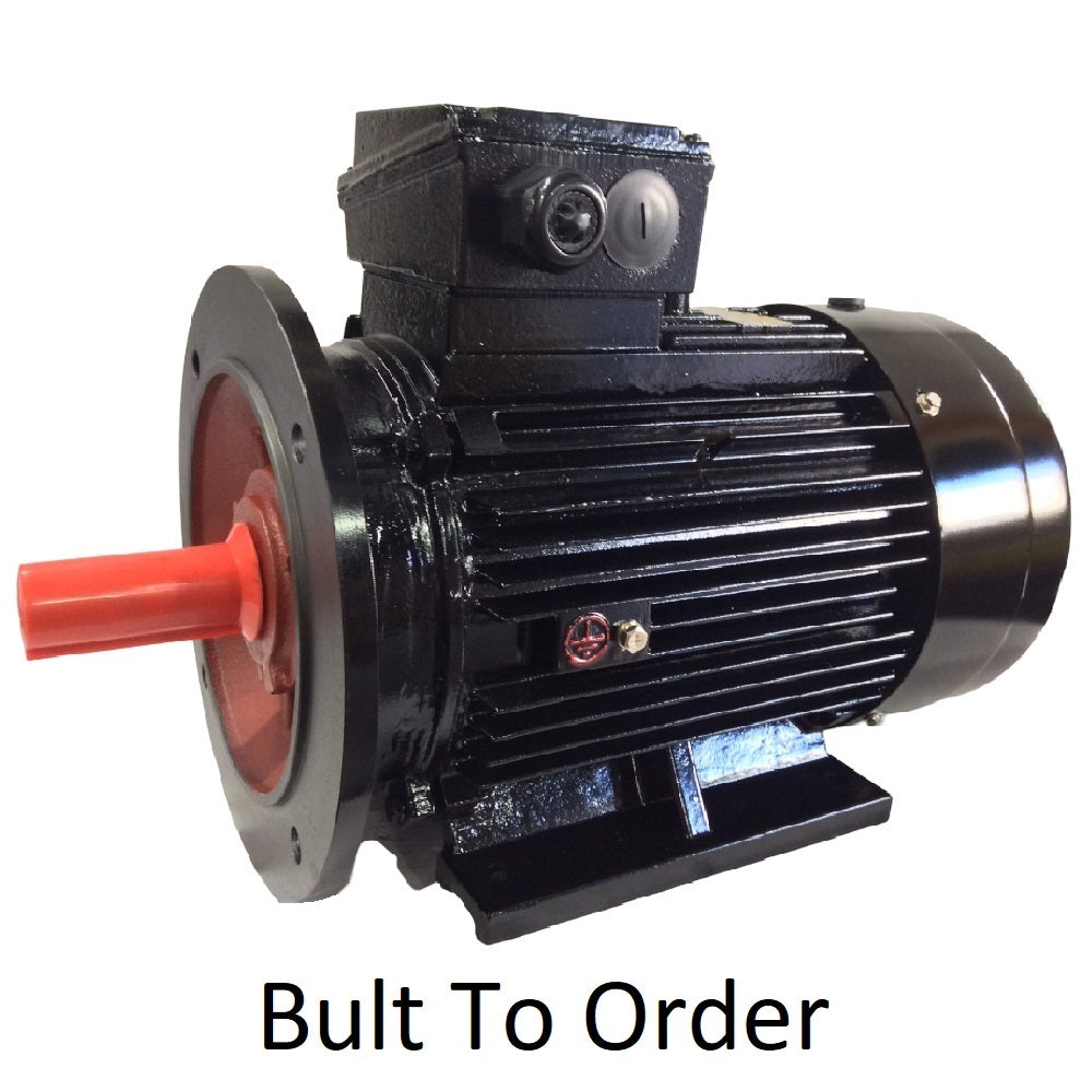 RCG IE3 CI IP55 180M 18.5kW 4P TEFC F B35 Foot & B5 Flange Mount 415/3/50 Cast Iron Electric Motor 48mm Shaft