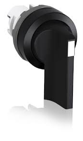 Selector Switch With Long Black Handle 3 Position A&B&C, Stay At B, Spring Return A&C To B
