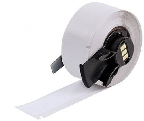 PTL-8-423 white workhorse polyester continuous labels 12.7x15.24m roll BMP61/71 TLS2200 (Replacement 174360)