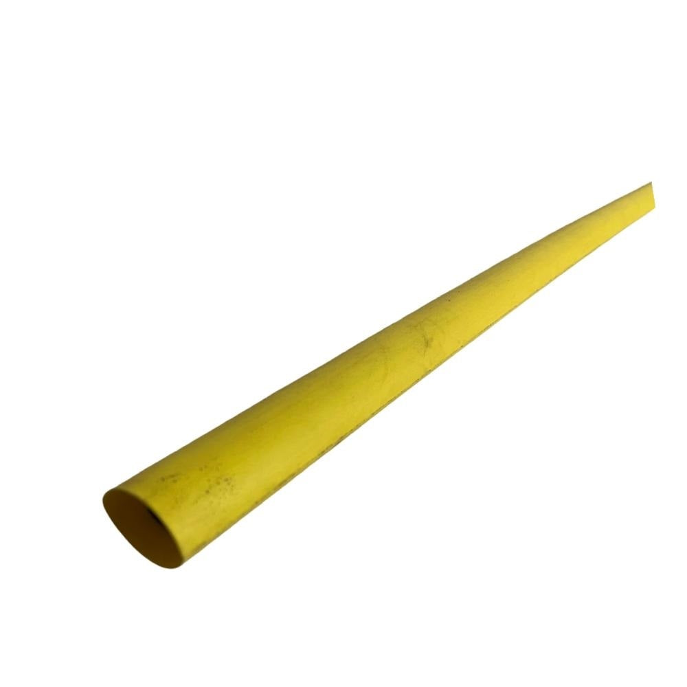 Heat shrink 40mm x 1.2m yellow 2:1 UV stabilised thin wall