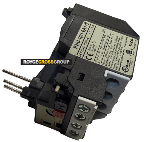 Teco thermal overload 1.1A-1.6A - suits CU-9 to CU-32R contactors