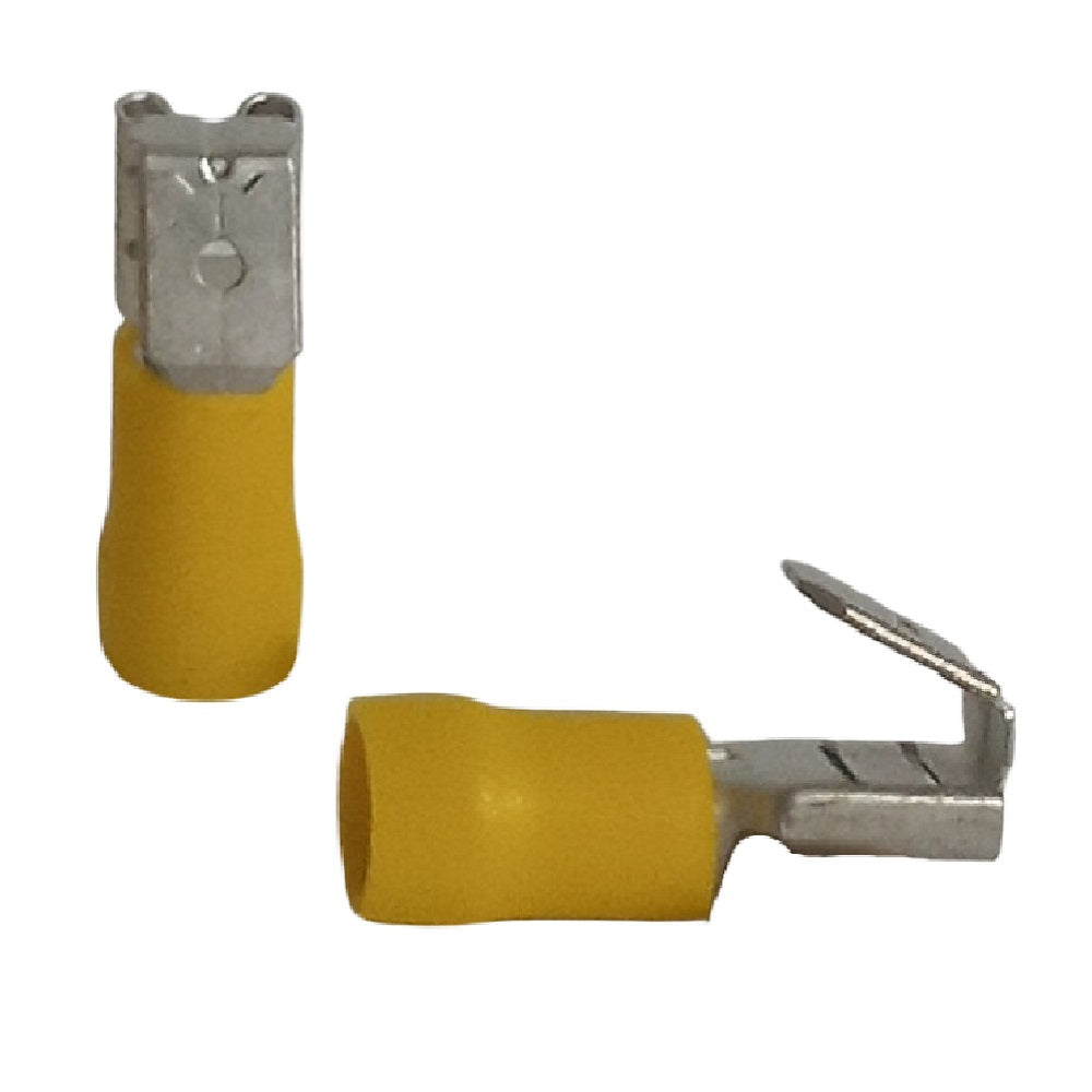 Yellow Male/Female Piggyback Adaptor - 50 pack