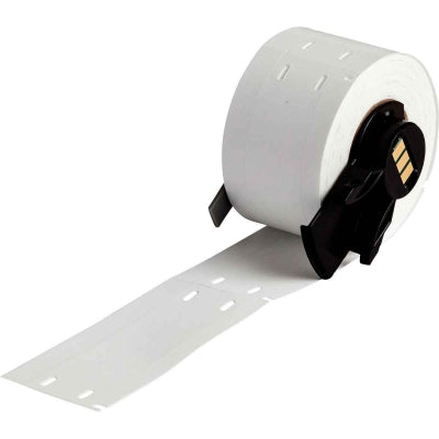 PTL-12-109 rigid cable tags polyethylene 76x19.1mm 100 roll BMP61/TLS2200 white (Replacement 174185)