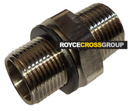 M20(M) - 1/2"NPT(M) coupler - [Ex], nickel-plated brass