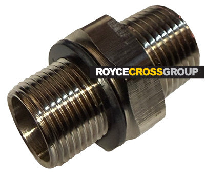 M20(M) - 1/2"NPT(M) coupler - [Ex], nickel-plated brass