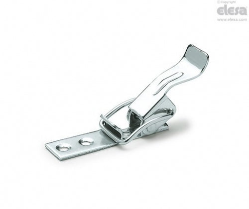 TLC.SST stainless steel hook clamp - 76.5mm long, 15mm wide handle, 3.2mm blind hole #TLC.S15/76.5R