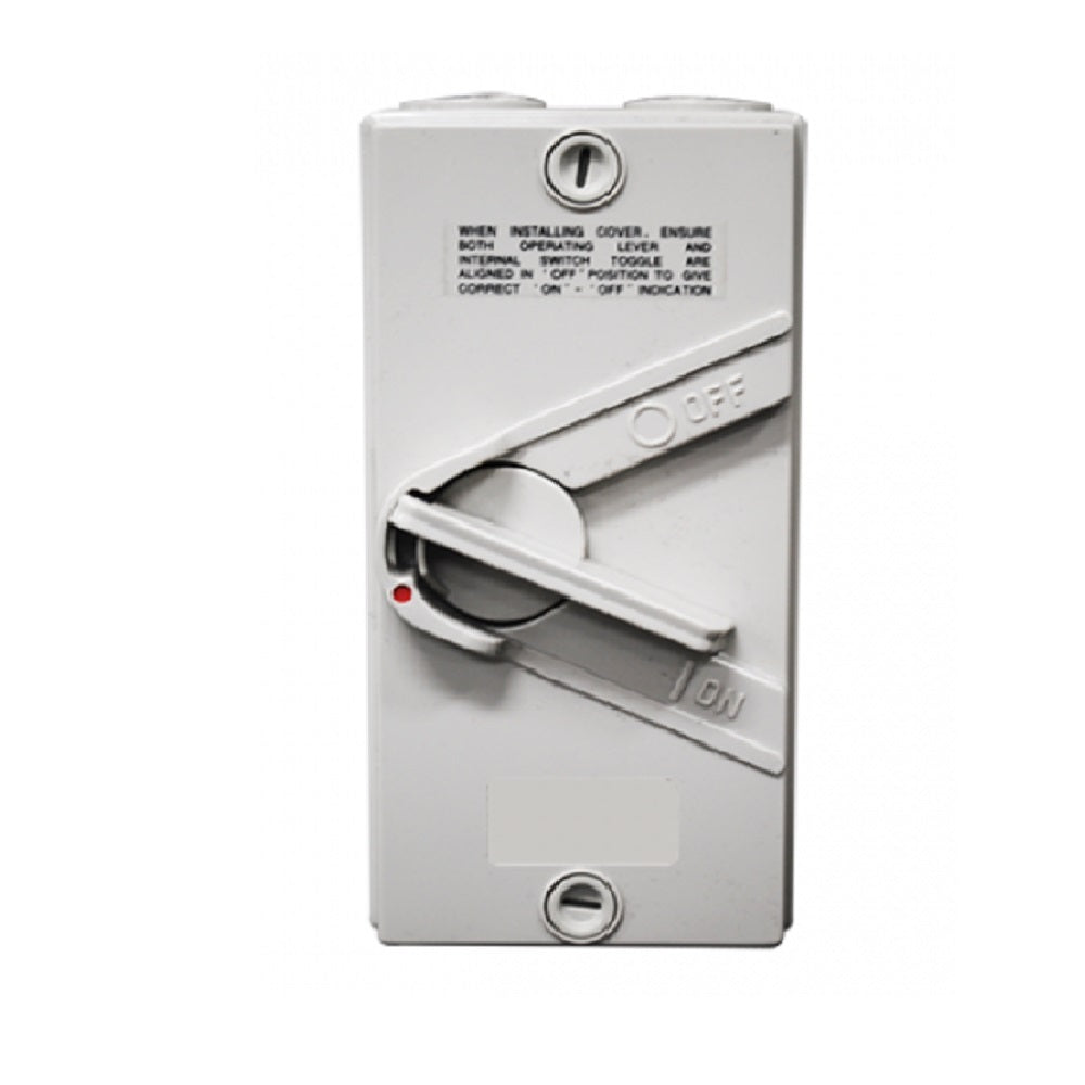 Pulset 4 Pole Weatherproof Isolator 63A IP56 Lockable
