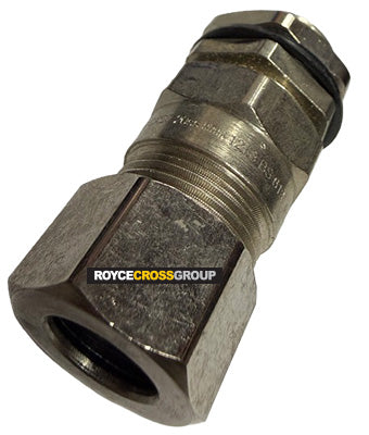 CX/Z gland for braided and steel tape cable IP66 M20, 8mm max inner; 5-10mm outer