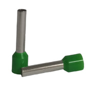 Cord end 6.0mm x 18mm green - 100 pack