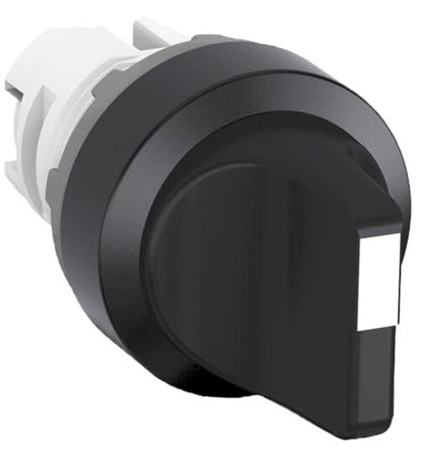 ABB Selector Switch 2 Position With Short Handle, Black, AC Position, Maintained, 1SFA611201R1006