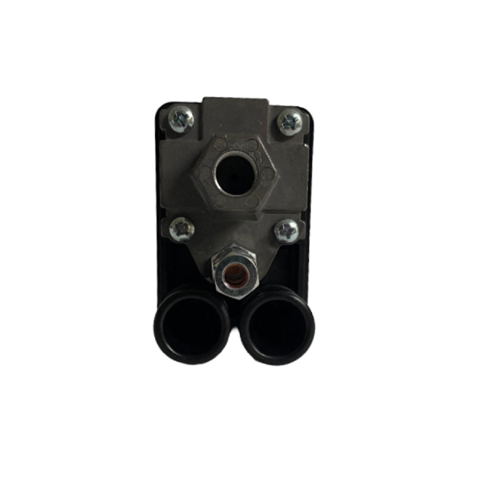 Compressor Switch 1Phs 240V 20A Max 175 PSI, 1/4" BSP Female Air Line Entry, 6mm Brass Gas Gland, Nut & Olive For 6mm Unloader Line