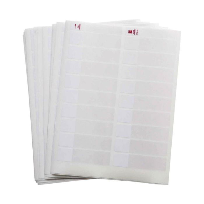 JET-33-117-1 Self Laminating Vinyl H25 4mm x W24 13mm B-117 Inkjet 1000Pk White