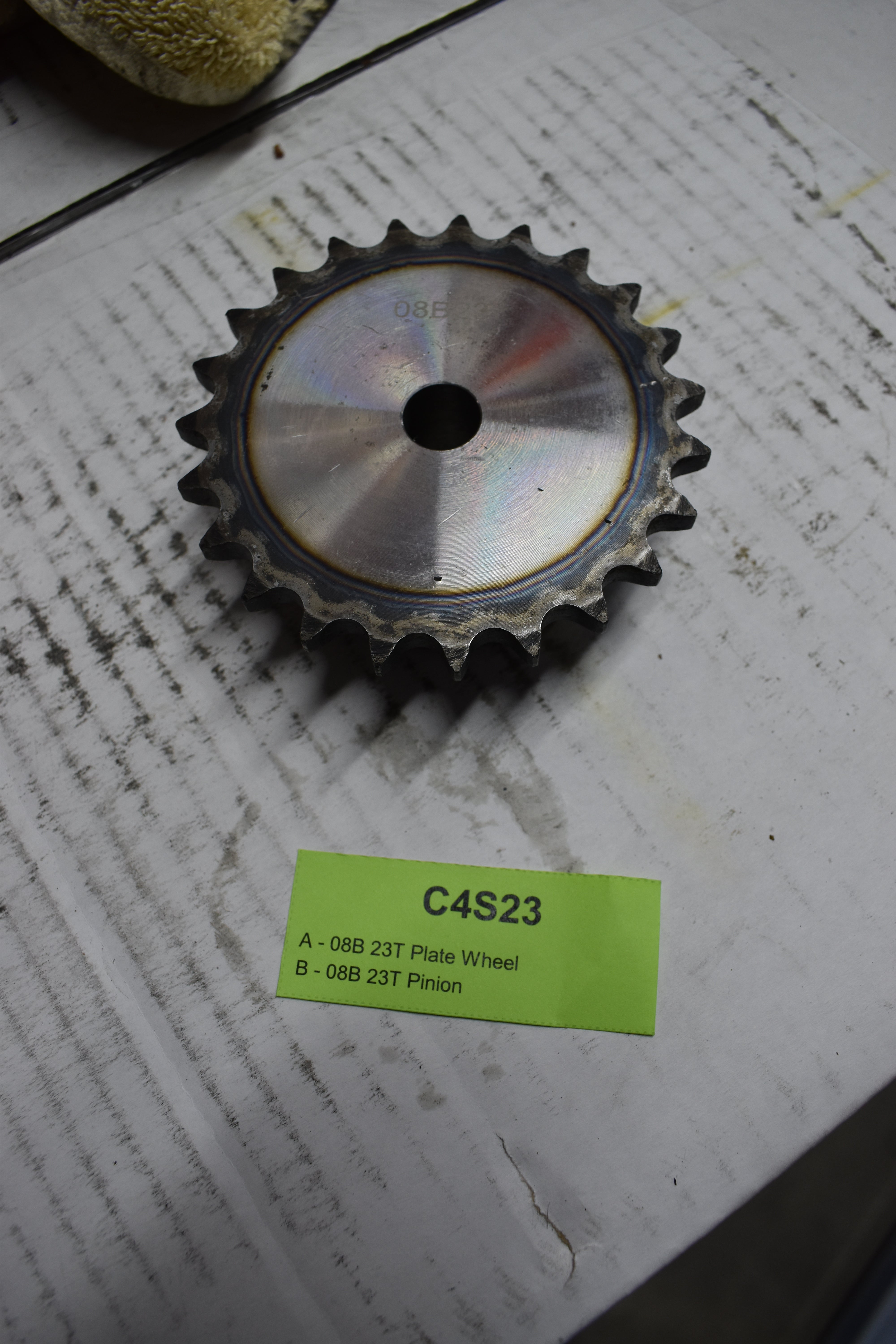 23T 08B Plate Wheel