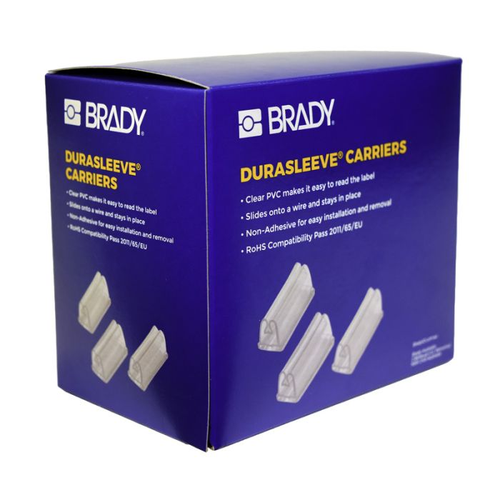 DMC-1 3/3-30 Durasleeve Polypropylene Label Holder L30mm Od1 3-3mm BMP61 BMP71 B-390 500Pk