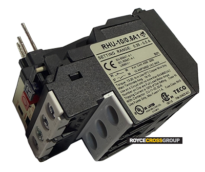 Teco thermal overload 0.35A-0.5 amps - suits CU-9 to CU-32R contactor