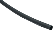 60m roll of black heat shrinkable tubing 2:1 elastomer - 4,8/2,4