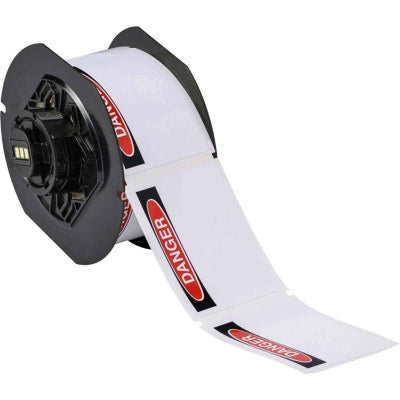 B30-241-595-OSHADA B30 Preprint danger header labels - BBP31 B595 - 57.15mm(H) 300/roll