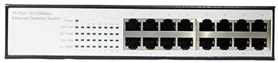 16 Port 10/100 Fast Ethernet Switch