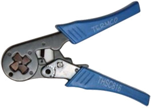 Self-adjusting cord-end crimp tool 6-16mm2