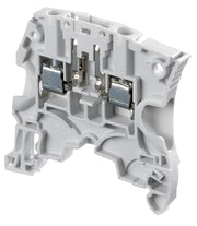 ZS4-D2 grey screw clamp terminal block - double deck