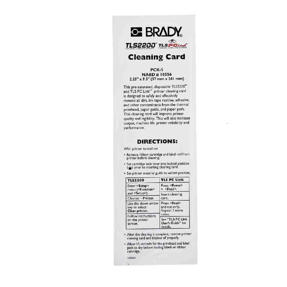 Cleaning Kit Wipes 5 Pack BMP61/M610/M611
