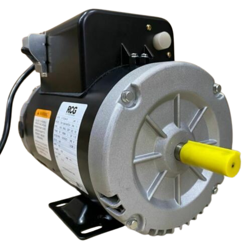 RCG B56 0.55kW 4p ODP B3 foot mount 240v Split-phase steel 5/8 shaft - with t/box & on/off switch (has a centrifugal switch, no capacitors)