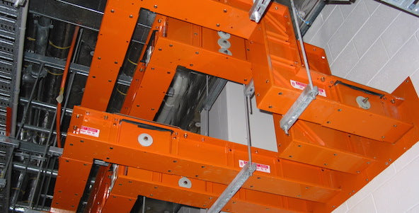 3600 amp copper bus duct - 3 phase 200%N, IP5X, H360 x W155mm/78kg a metre
