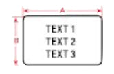 PTL-31-486 metalised matte light grey labels BMP71 TLS2200