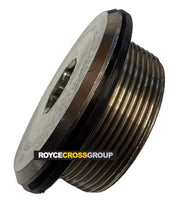 Nickel-plated brass metric stopping plug [Ex] - M40, dome head